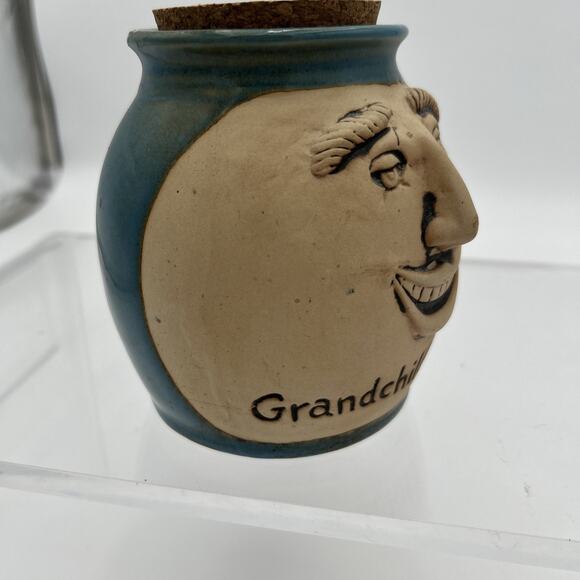 Grandchild change Pottery Jar Booty Banks 4 3/4 x 4 1/2” - Picture 10 of 16